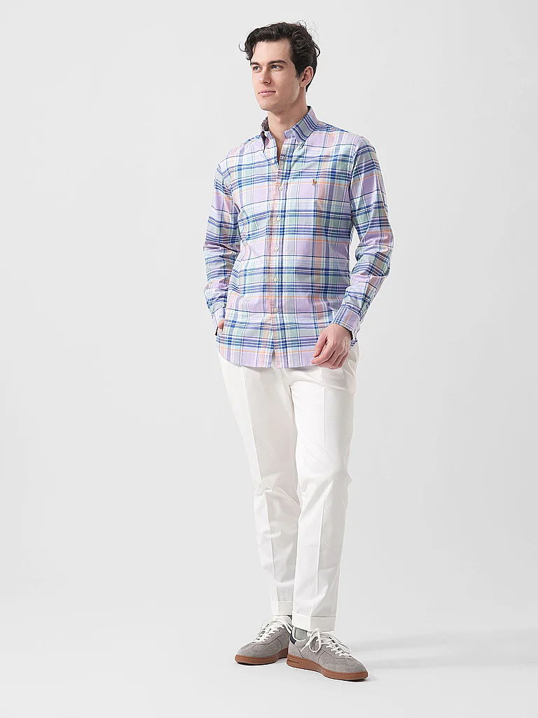 Polo Ralph Lauren Custom Fit Hemd Lila L Herren 8